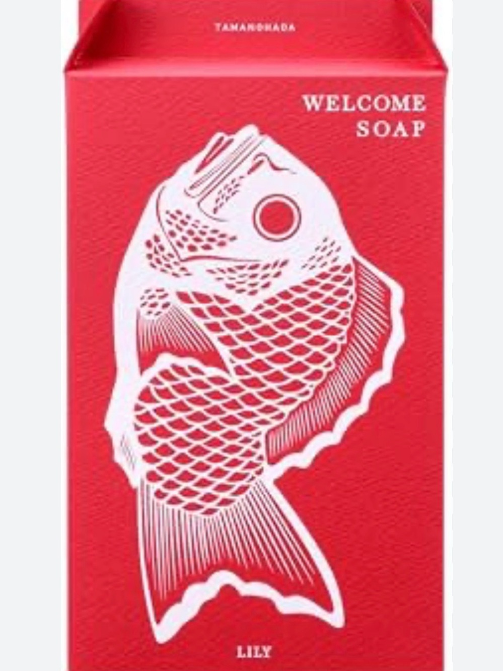 NIB Tamanohada Lily Welcome Soap luxury oversized "soap on a rope" from Japan